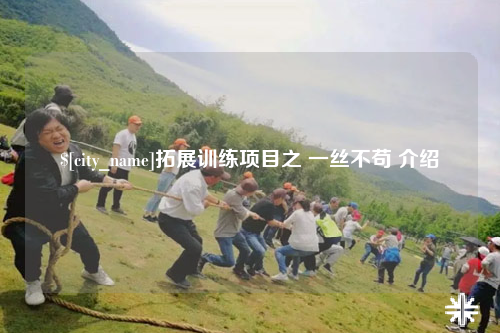 宜昌拓展训练项目之 一丝不苟 介绍